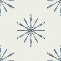 Marine Ornament Indian Teal tapet