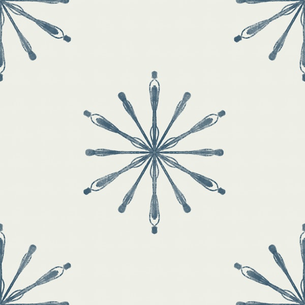 Marine Ornament Indian Teal