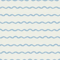 Wavy Waves Lines Dreaming Blue tapete