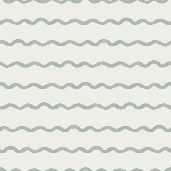 Wavy Waves Lines Greenish Grey