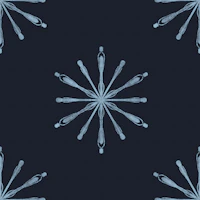 Marine Starburs Dreaming Blue Dark tapet