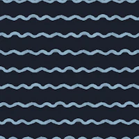 Wavy Waves Lines Dreaming Blue Dark tapet