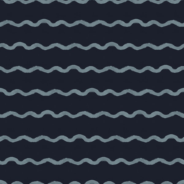 Wavy Waves Lines Slate Gray Dark