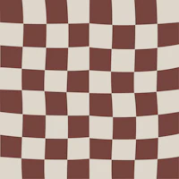 Mid Century Wavy Checkers wallpaper
