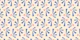 Playful geometric shapes M – white & blue