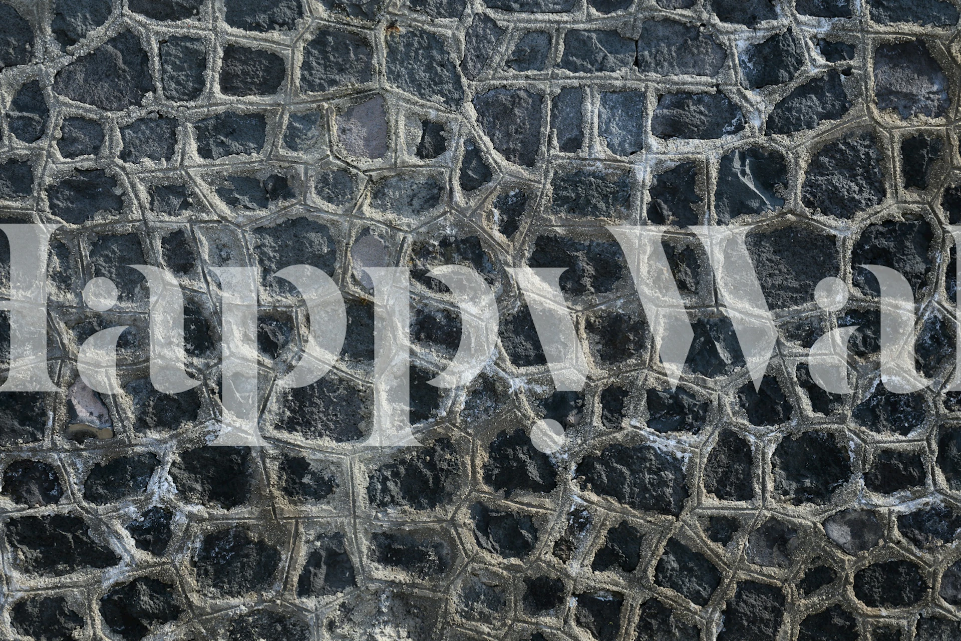 Dark Stone Mosaic Texture Ischia 1 wallpaper