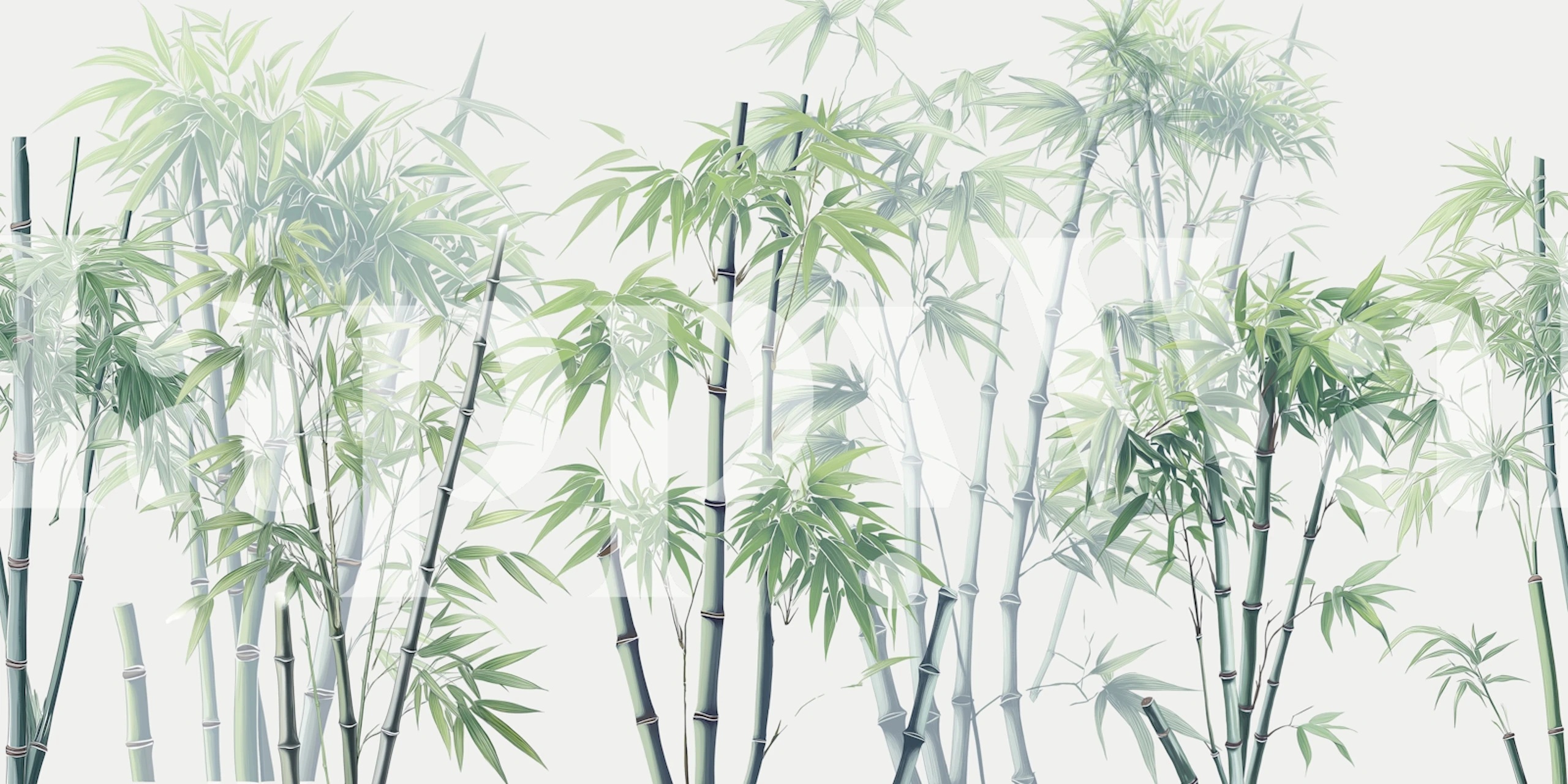 Zen Bamboo Garden 01 behang