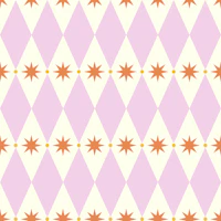 Pastel Argyle and Stars Pattern wallpaper