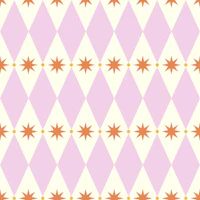 Pastel Argyle and Stars wallpaper