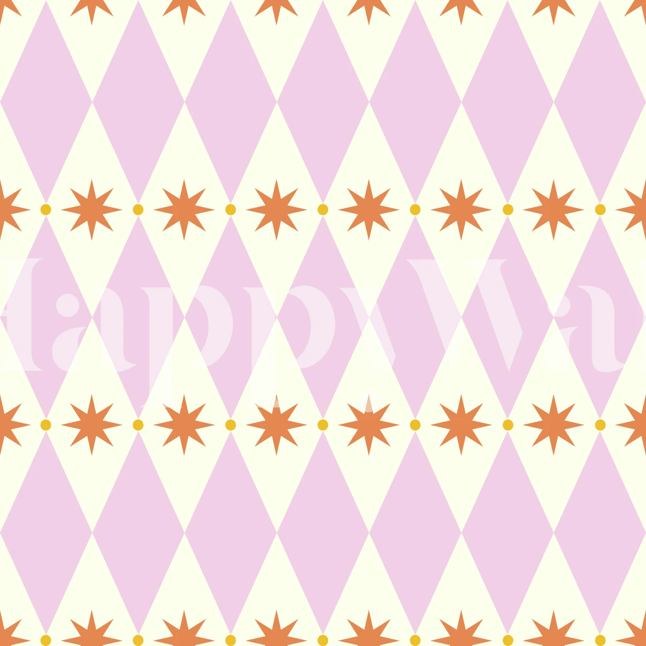 Pastel Argyle and Stars wallpaper