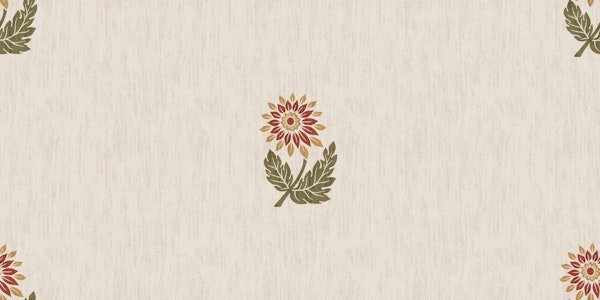 Muted Botanical Flower Sprig