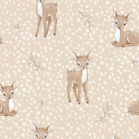 Fawn Freckles - cream tapet