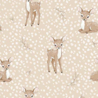 Fawn Freckles - small cream tapet