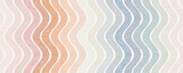 Ombre Multicolour Pastel Wavy Stripe