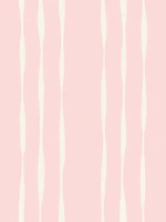 Pastel Pink Organic Stripes tapeta