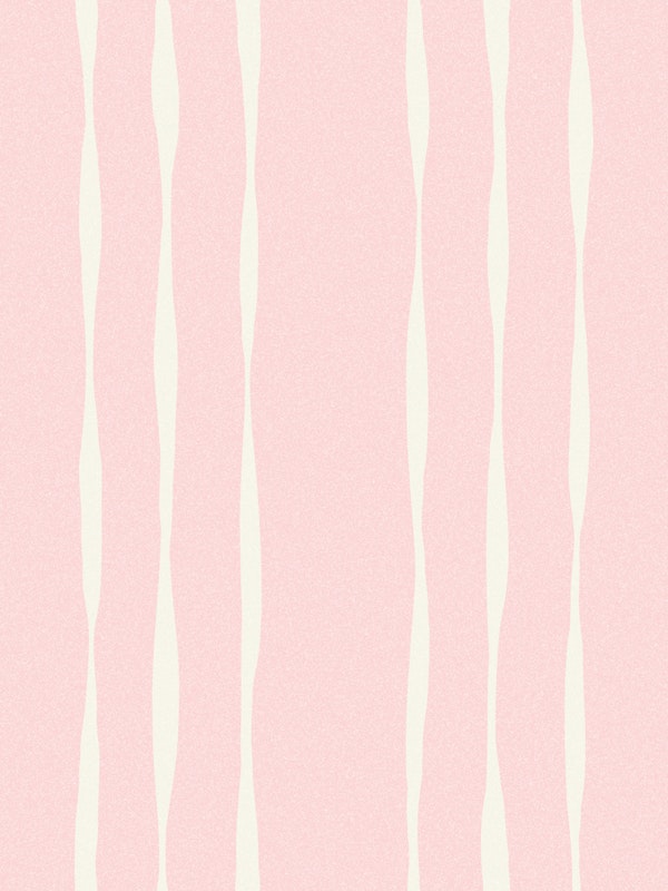 Pastel Pink Organic Stripes