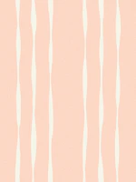 Soft Peach Vertical Stripes tapeta