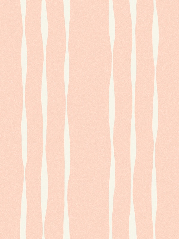 Soft Peach Vertical Stripes