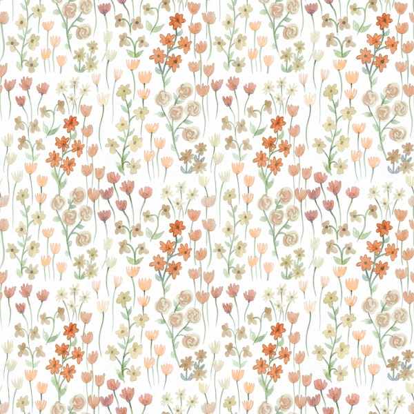 Pastel Spring Garden Florals