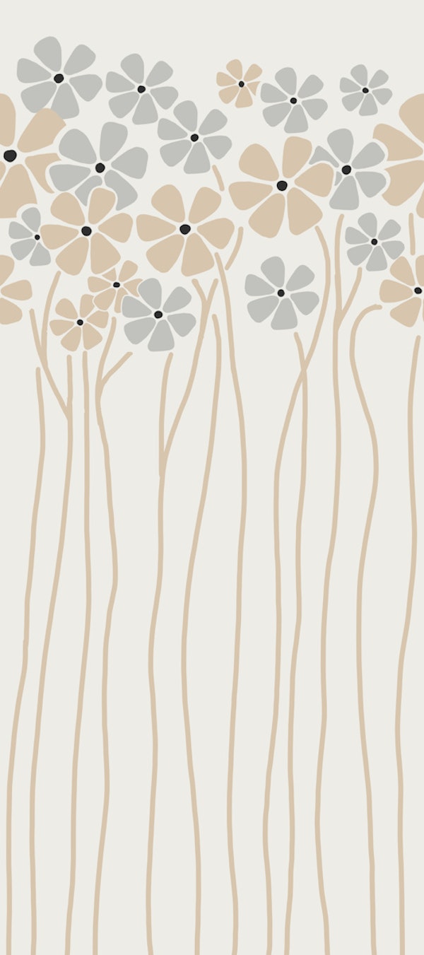 Scandi Daisies Neutral Tones