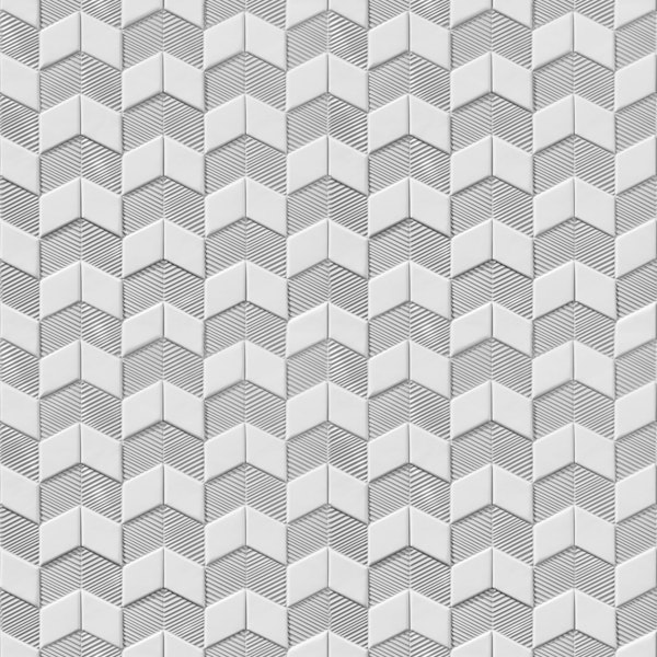 Modern 3D Geometric Chevron Texture
