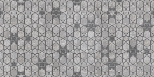 Gray Geometric Moroccan