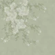 Plumbago Floral Branches - Monochrome Green