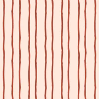 Handpainted irregular stripes peach tapet