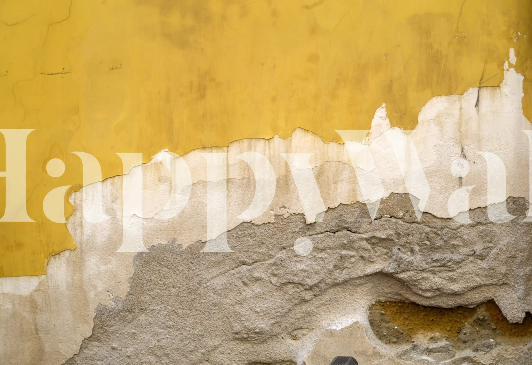 Yellow Napoli Stucco Wall Texture 1 behang