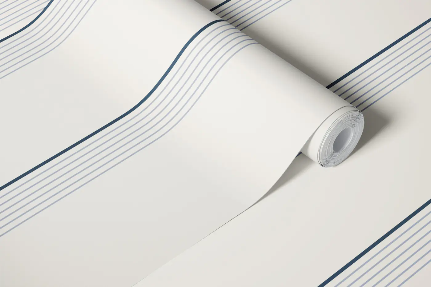 Scandinavian Stripe Calm Neutrals wallpaper roll