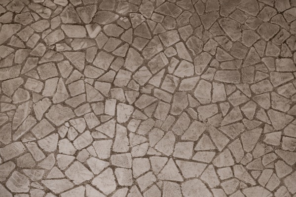 Sepia Ischia Stone Mosaic Texture 1