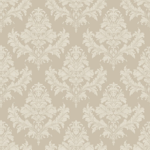 Classic Baroque Damask Beige