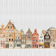 Amsterdam Canal Houses Watercolor