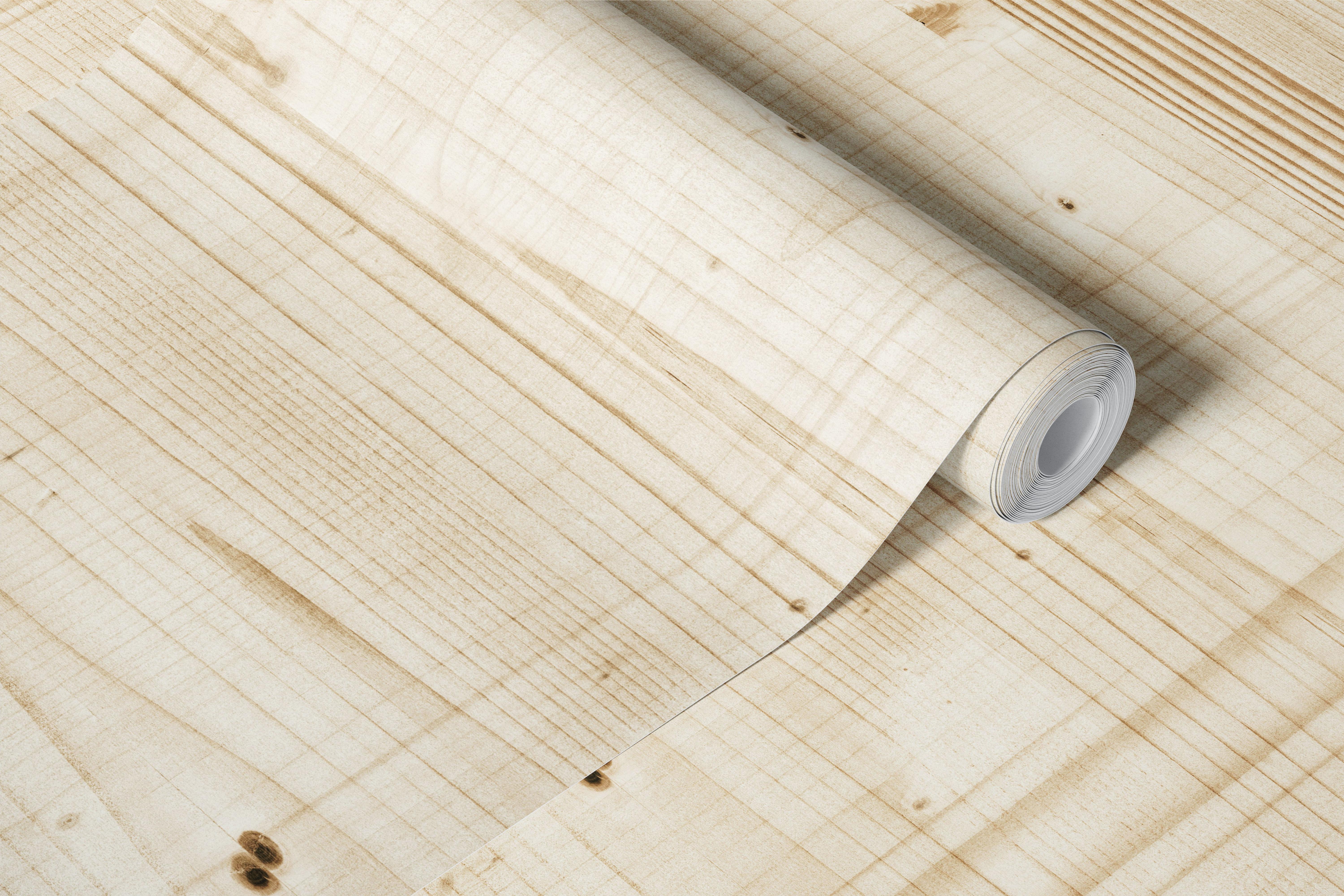 Light pine wood plank texture wallpaper