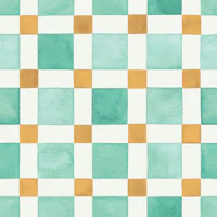 Patterns Checkerboard Mosaic Tiles Geo Gold tapete