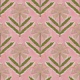 Block-printing florals in pink