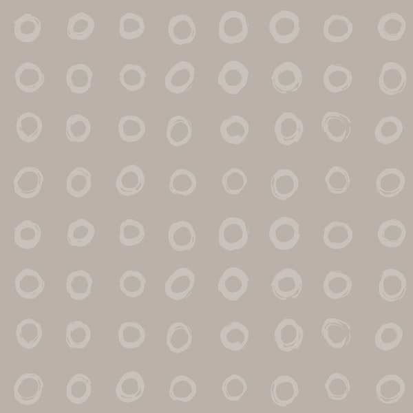 Minimal Taupe Circle Grid Pattern L