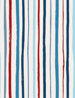 Crayon Stripes Coastal Vibes wallpaper