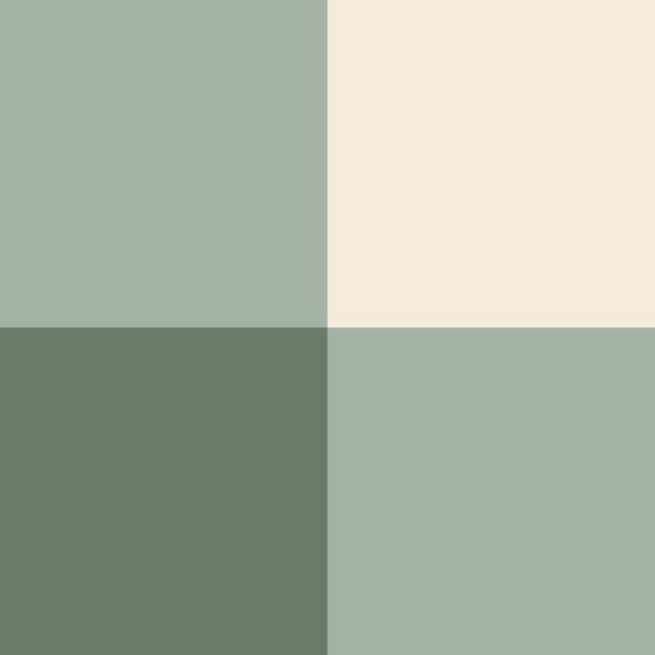 Sage Green Gingham Check Pattern