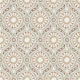 Scandinavian Floral Tile - Soft Warm Taupe
