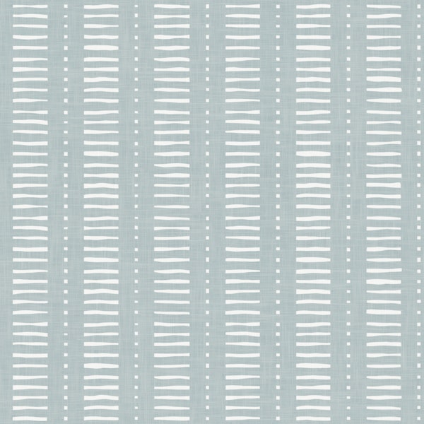 Dots & Dashes Stripe - Light Blue
