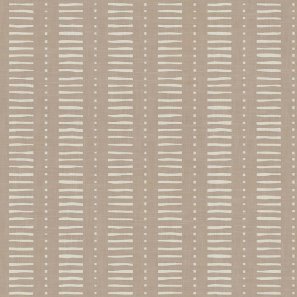 Dots & Dashes Stripe - Pink Beige