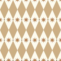 Neutral Argyle & Stars Pattern wallpaper