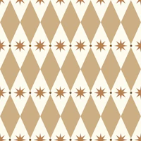 Neutral Argyle & Stars wallpaper