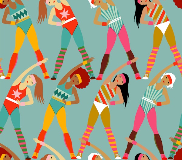 Retro aerobic workout Mint