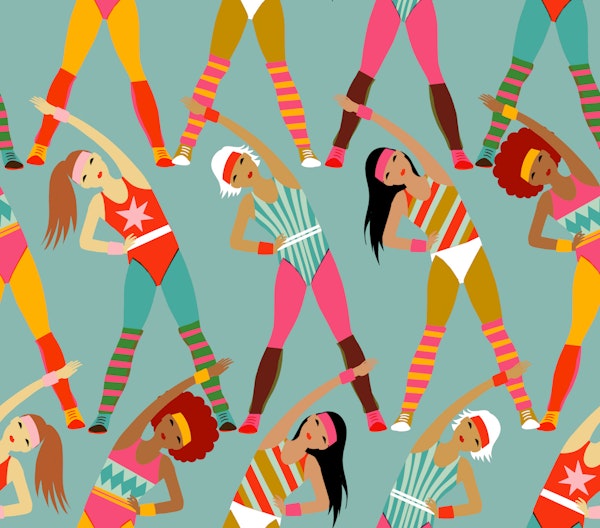 Retro aerobic workout Mint
