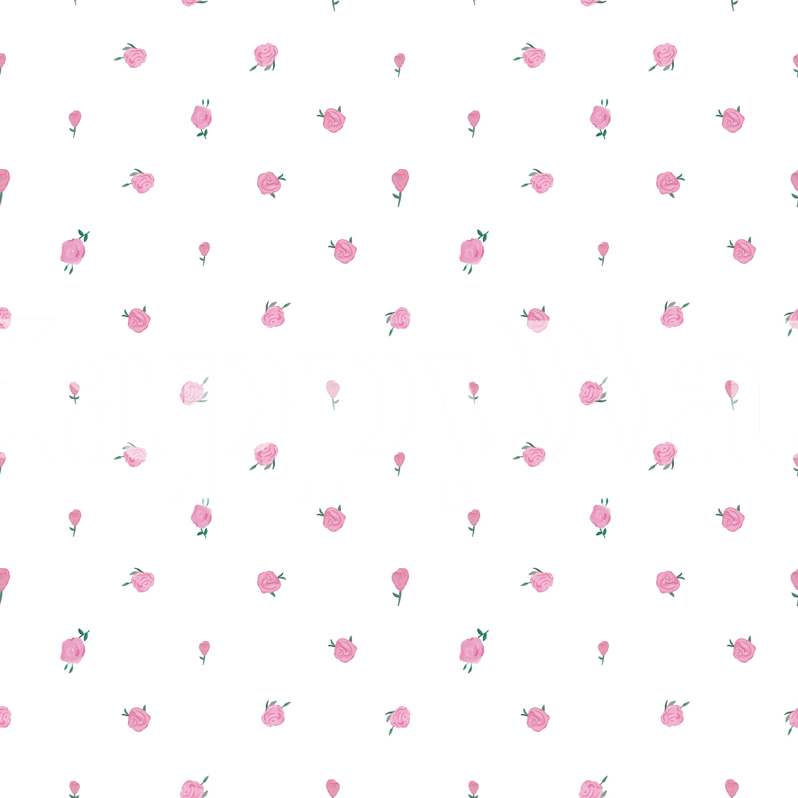 Cute Small Pink Roses Wallpaper | happywall.com