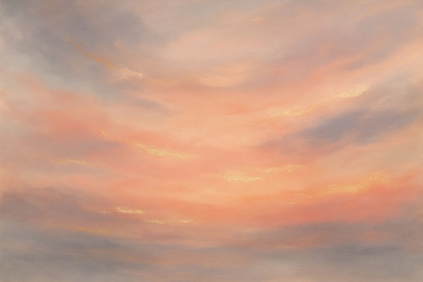 Blush Sky Abstract Drift