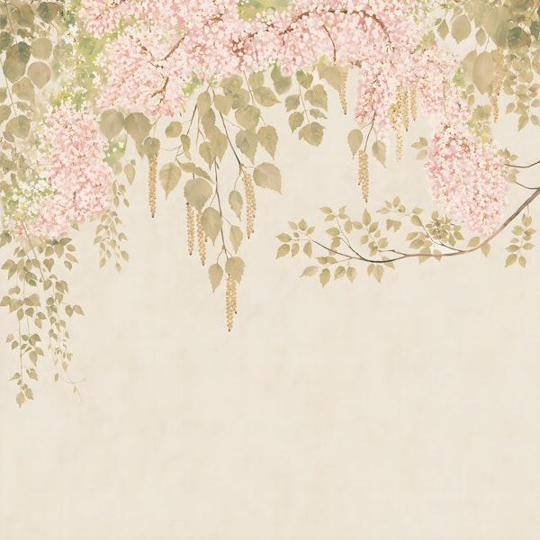 Soft Pink Wisteria Canopy