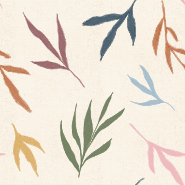 Tropical Painted Leaves